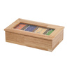 Boîte sans inscription, bois, brun clair, 33,5x20x9 cm | APS 11576