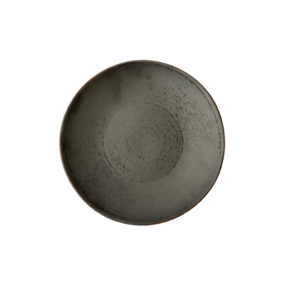 Assiette creuse Still Cristall hématite 24 cm | KERA CERAMIKA 14.5/C.HEM
