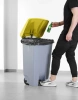 Couvercle pour poubelle 120 L, jaune | HENDI 873489