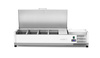 Surmeuble réfrigéré avec couvercle, 4 GN 1/3, 120x33,5x42,5 cm, 0,18 kW | HENDI 233948