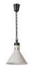 Lampe chauffante suspendue pour plats, conique, beige, 230V/250W | HENDI 273777