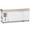 Table réfrigéré à pizza 2-portes avec tiroirs 428 l | FORGAST FG07204