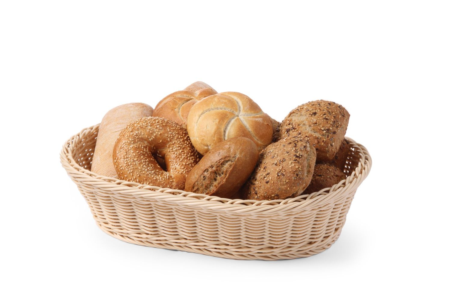 Panier à pain en polyrattan ovale | HENDI 561003