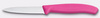 Couteau à légumes et fruits Swiss Classic, lame dentelée, rose, long. lame 8 cm | VICTORINOX 6.7635.C1