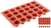 Moule en silicone pour petits desserts Dariol, forme conique, 24 cavités, 3,4 x 2,8 cm | CONTACTO 6651/055