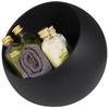 Bol de service avec couvercle, noir, 19x17,5 cm 800 ml | APS 85083