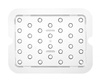 Égouttoir pour bacs GN 1/2 en polycarbonate | HENDI 868546