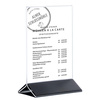 Support de menu format A4, en 2 parties, 21x7x32 cm | APS 71529