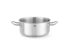Casserole basse en acier inoxydable Kitchen Line, capacité 2,9 l, diamètre 20 cm, hauteur 9,5 cm | HENDI 837658