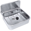 Lavabo en acier inoxydable 46x41x14 cm | CONTACTO 5000/490