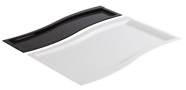 Plateau GN SINUS en mélamine blanc GN 1/1 | APS 84230