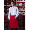 Tablier de serveur basic avec poche Rouge | KARLOWSKY BBSS 3-8-pièces