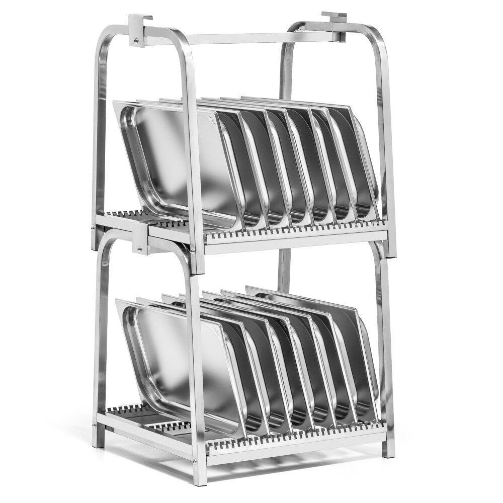 Étagère d’égouttage pour bacs et plateaux GN 1/1 60x55x113 cm | FORGAST FG15129
