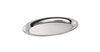 Plateau KAFFEEHAUS ovale, poli, mat, en acier inoxydable, 20x14,5x0,5 cm | APS 30115