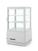 Vitrine réfrigérée 58 l, blanche, LED, dégivrage automatique, 45,2x40,6x81,6 cm | HENDI 233610