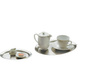 Plateau KAFFEEHAUS ovale, poli, mat, en acier inoxydable, 20x14,5x0,5 cm | APS 30111