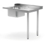 Table de chargement pour lave-vaisselle avec évier, côté droit | HENDI 231791