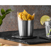 Gobelet à frites en acier satiné, argenté, 8,5 cm | FORGAST FG11511