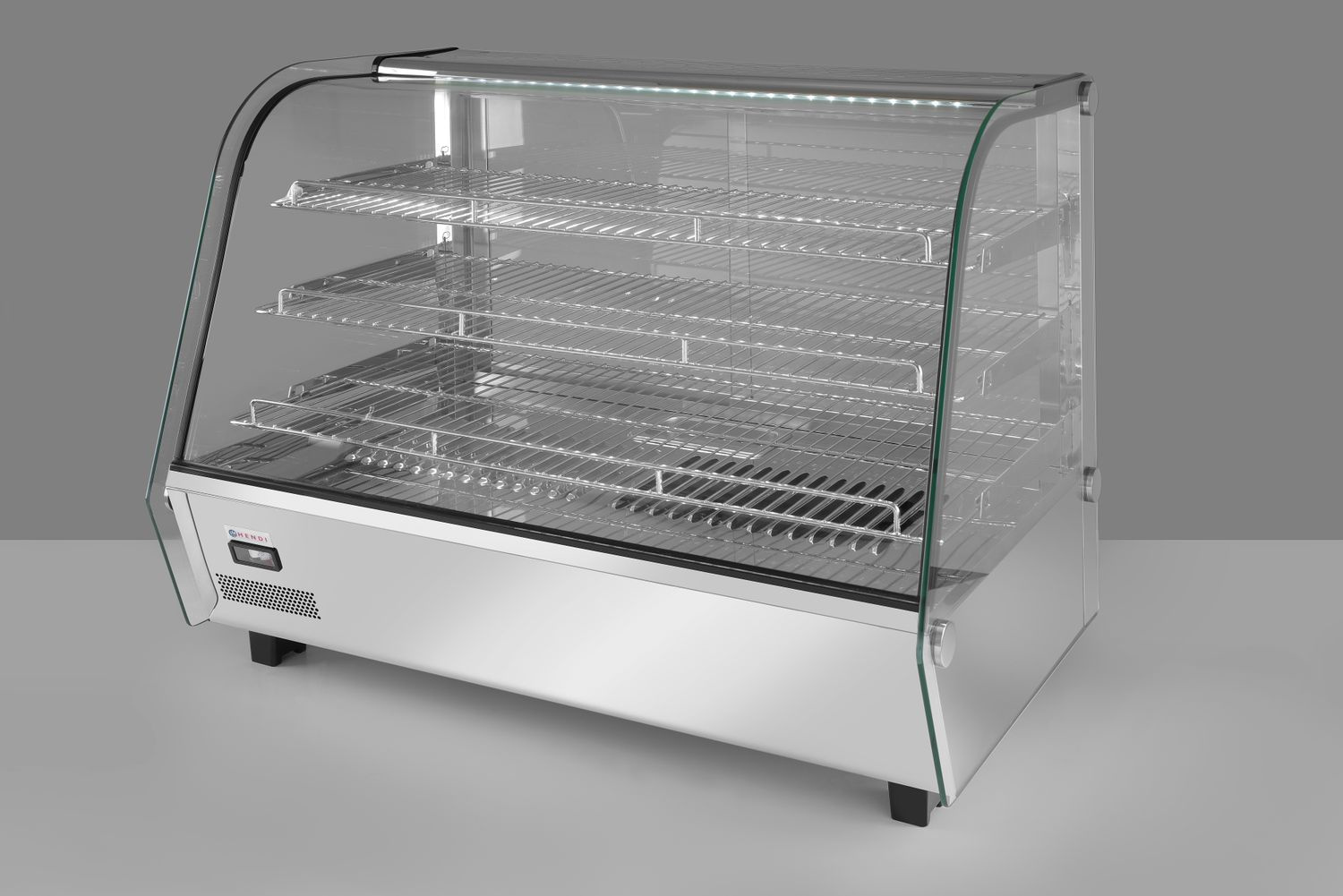 Vitrine chauffante réglable 160 l, 1,5 kW, 230 V | HENDI 233733