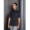 Veste de cuisine femme Greta noire | KARLOWSKY JF 4-1