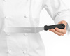 Spatule coudée pour gâteaux, acier inoxydable, 20x4 cm | FORGAST FG11208