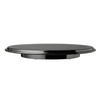 Plateau à gâteau, noir, en mélamine, diamètre 31 cm | APS 469