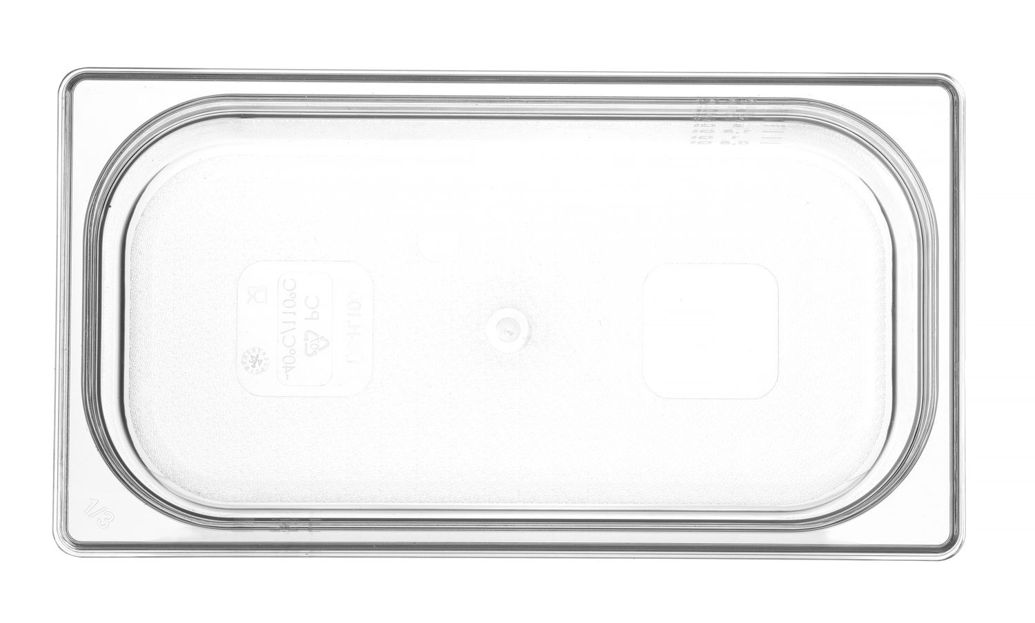 Récipient GN 1/3 prof. 10 cm en polycarbonate | HENDI 861523