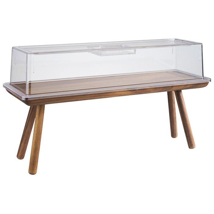 Présentoir buffet ACACIA, GN 2/4, 53x16,2x20 cm | APS 15623