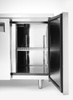 Table réfrigérée Kitchen Line 2-portes, 220 l, 120x60x85 cm, groupe Embraco, 0,3 kW | ARKTIC 233344