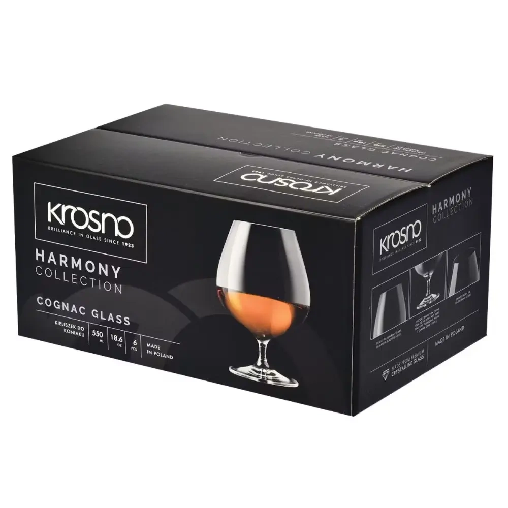 Verres à cognac Harmony 590 ml - lot de 6 pièces | KROSNO GLASS F579270055041270
