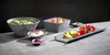 Plateau GLAMOUR, en mélamine, gris, 37x11x2,5 cm | APS 84378