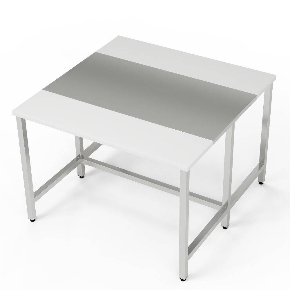 Table de travail centrale avec 2 éléments de découpe 190x140x85 cm | FORGAST