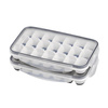 Moule à glaçons en silicone avec couvercle, lot de 2 pièces | APS 36103