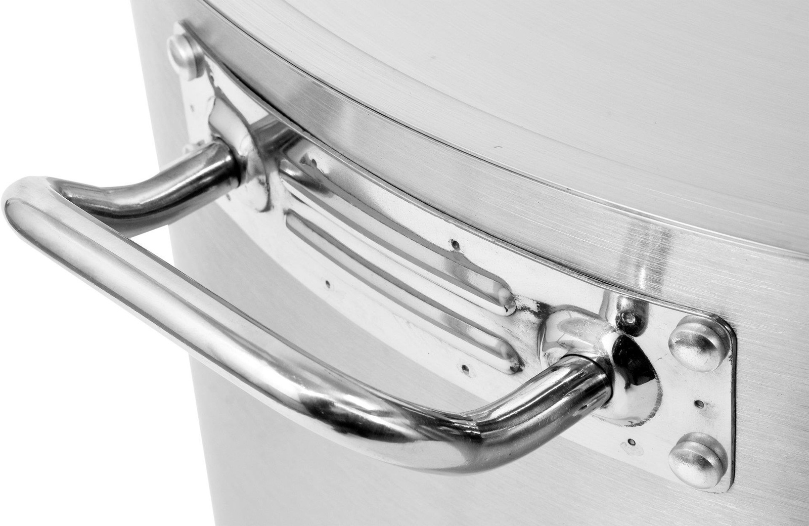 Marmite haute en acier inoxydable - capacité 20,9 l avec couvercle | YATO YG-00005