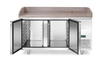 Table réfrigérée pour pizza, 2 portes, 250 l, 151x80x87.5 cm | ARKTIC 220245