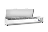 Survitrine réfrigérée 7x GN1/3, acier inoxydable, 160,5x42x63 cm, 0,18 kW | HENDI 233979