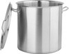 Casserole haute en acier inoxydable - capacité 98 L avec couvercle | YATO YG-00020