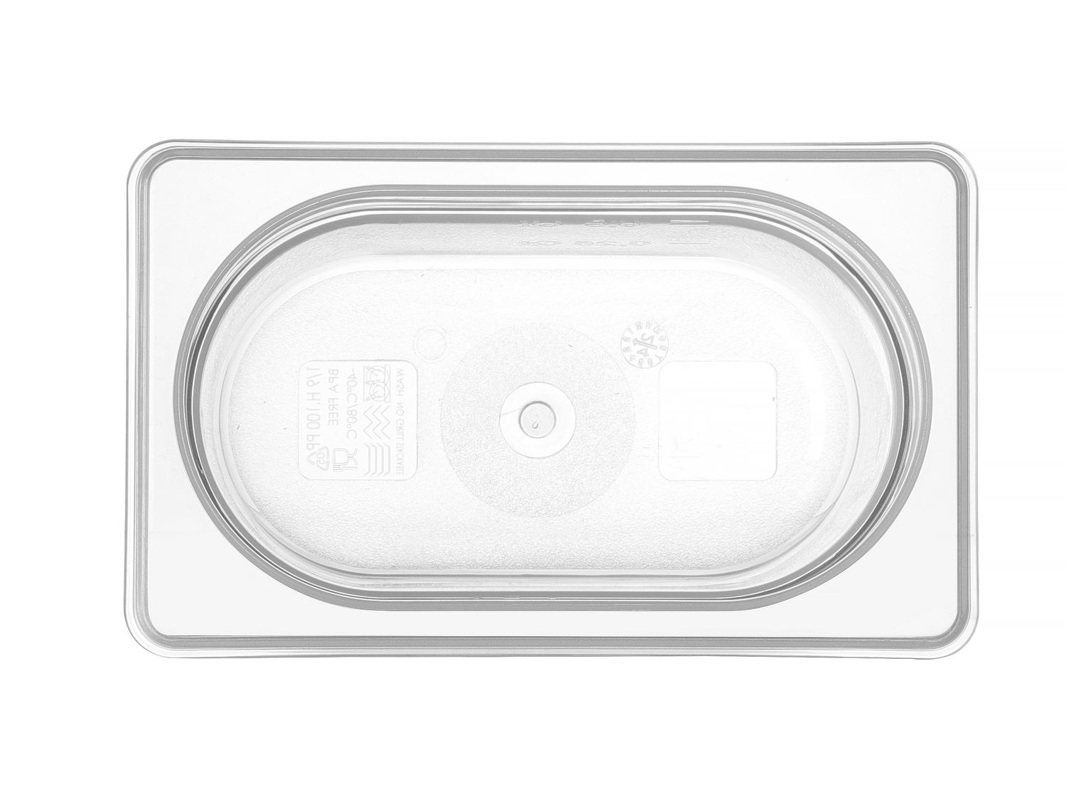 Conteneur GN 1/9 prof. 6,5 cm en polypropylène HACCP | HENDI 880562