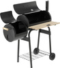 Gril au charbon avec fumoir, grille 60x30 cm | LUND 99901
