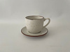Soucoupe Bel pour Tasse Rustic Gris 11 cm | KERA CERAMIKA 2.21/R.SZ