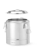 Thermos pour liquides 11 l, acier inoxydable, diamètre 30 cm, hauteur 34,5 cm | HENDI 708071