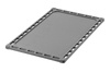 plaque en fonte GN 1/1 double face pour gril | HENDI 932001