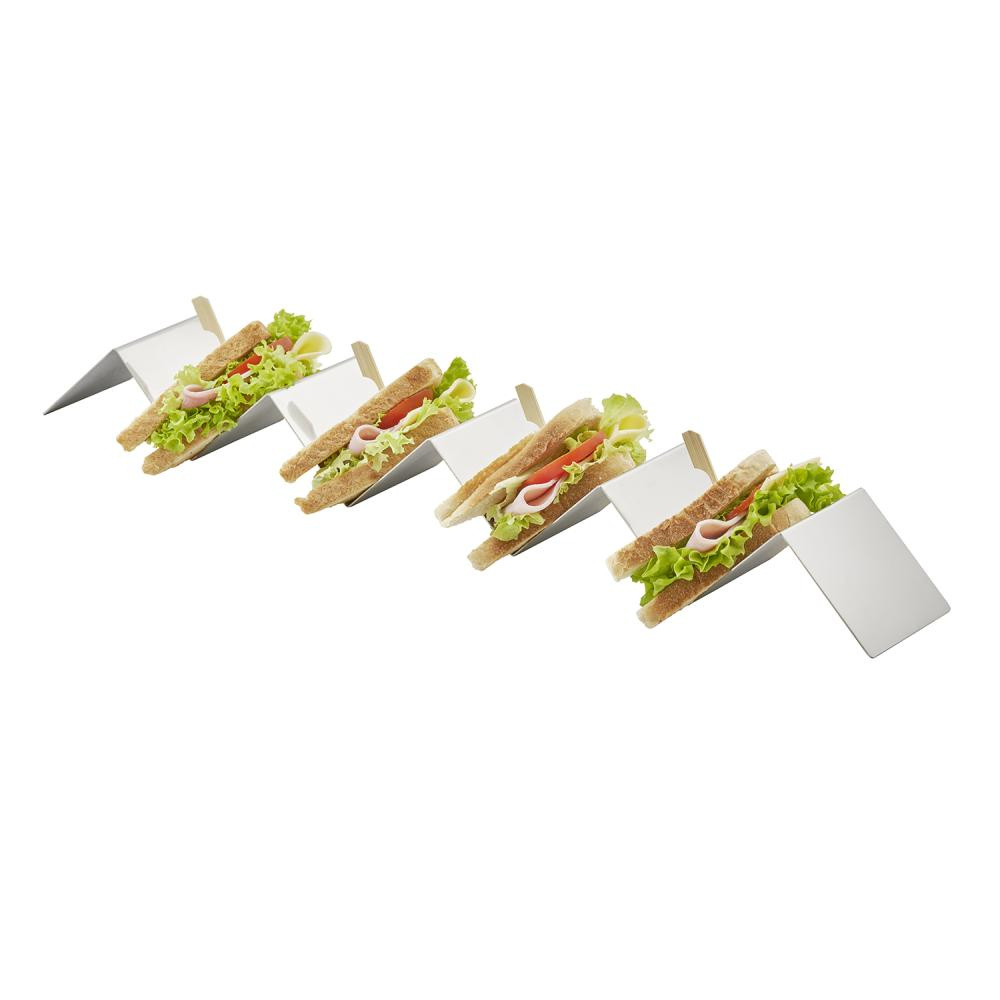 Présentoir pour 4 sandwichs ou burgers, 56x8x5,5 cm | APS 11969_APS