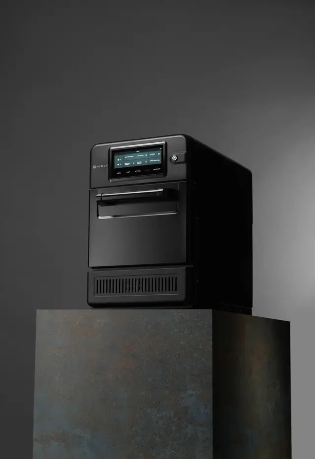Four convection-micro-ondes CombiTurbo, 18 L, noir, 230 V / 3000 W | HENDI 281277