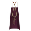 Tablier Green Generation X-Style aubergine | KARLOWSKY LS 37-39-Stck