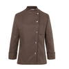 Veste de cuisine femme Larissa brun clair | KARLOWSKY JF 3-28