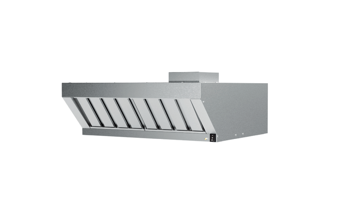 Hotte à condensation avec filtre à charbon pour fours ALPHA, DELTA et SIGMA | PROFICHEF PCC03013