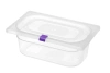 Clips HACCP pour bacs GN en polypropylène, violets, 12 pcs | HENDI 880869