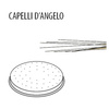 Moule pour pâtes Capelli d’Angelo, 57 mm | FIMAR ACTRMPF7