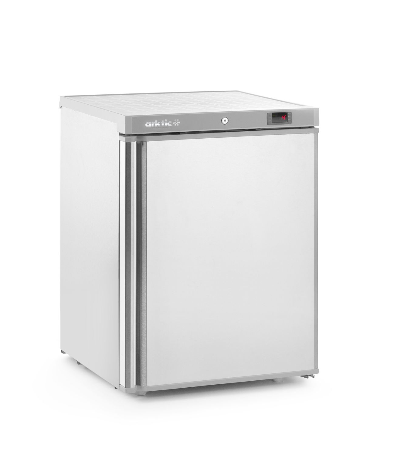 Armoire de congélation Budget Line 200 l, acier inoxydable, 1 porte, refroidissement statique | ARKTIC 236079